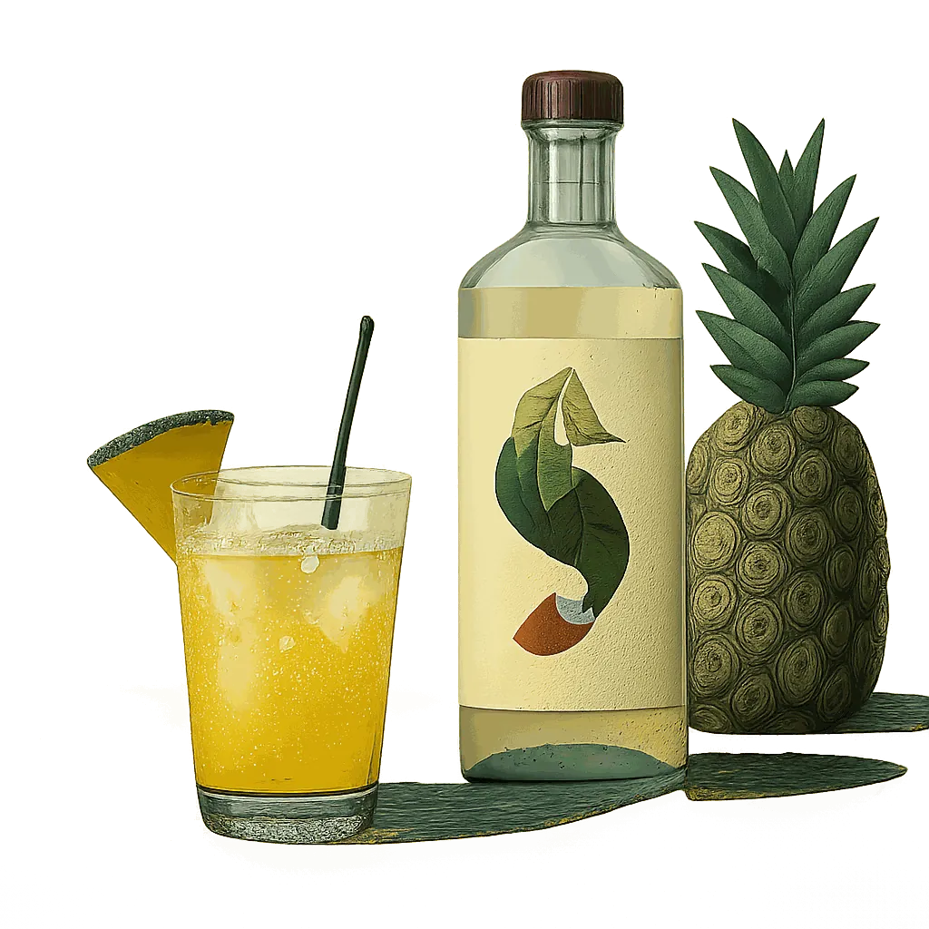 Seedlip and Pineapple Cocktail